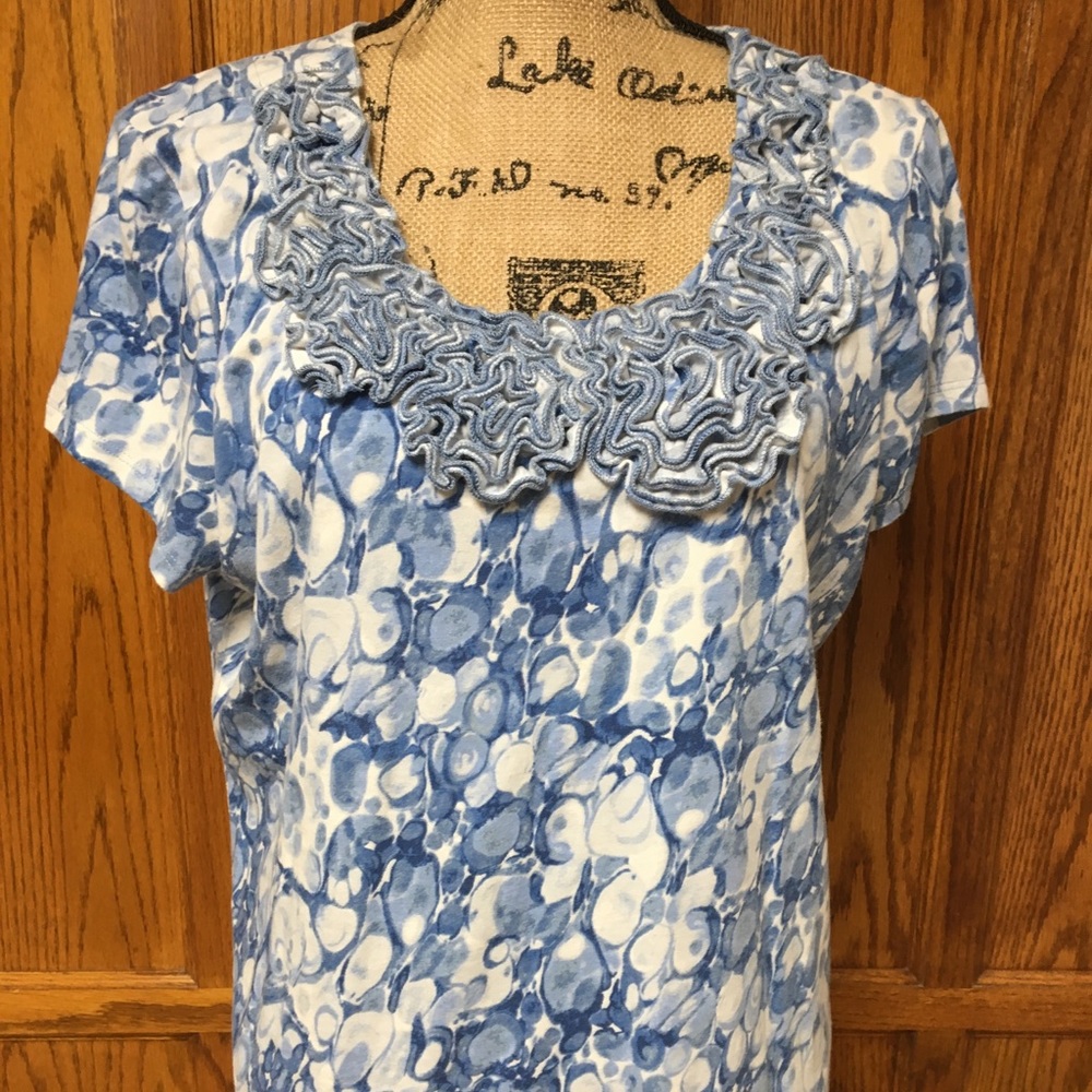 Ruby Road Tie Dye Knit Top